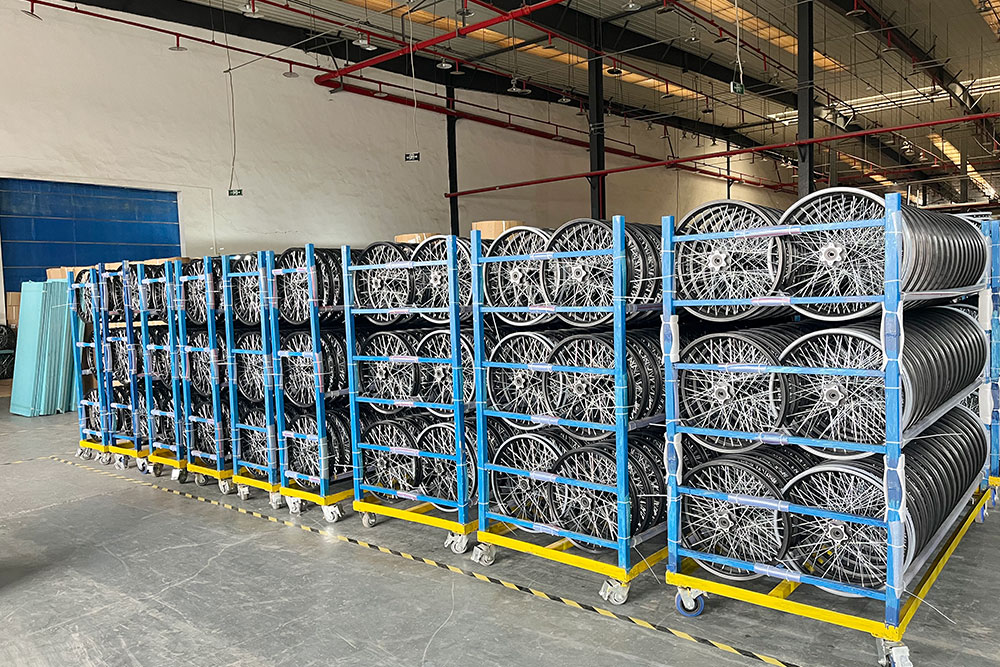 Wheel set finished product